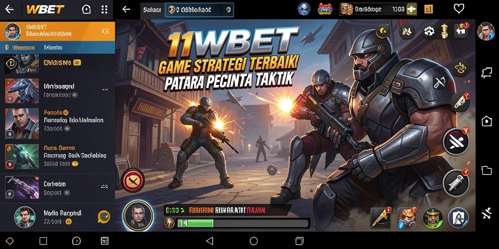 Tampilan grafik menakjubkan dalam gameplay strategi 11WBET.