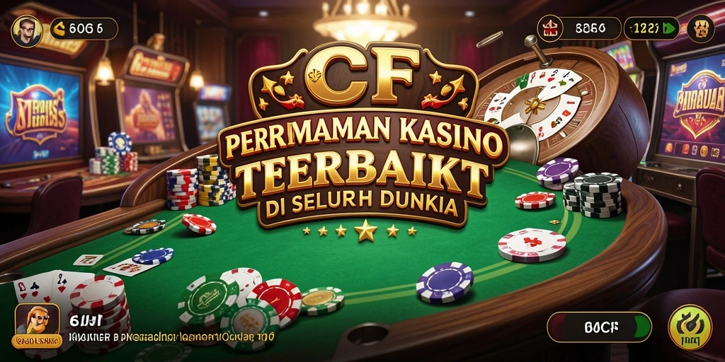 Tampilan gameplay 6CF dengan suasana kasino yang otentik.