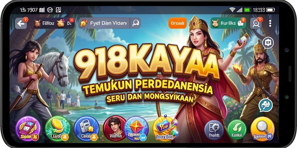 Screenshot gameplay 918KAYA menampilkan aksi tembak-menembak yang seru.