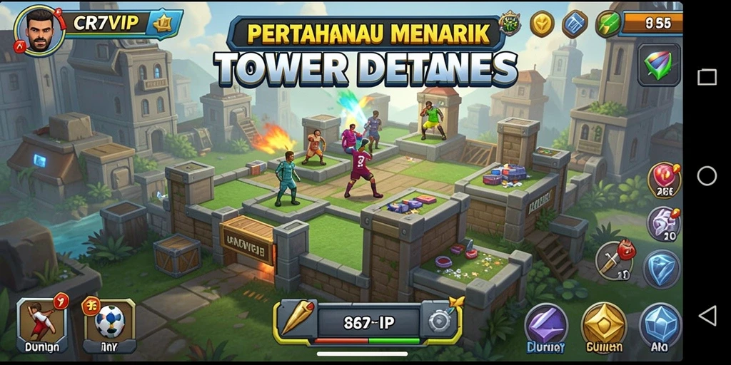 Tampilan gameplay menarik dari CR7VIP yang penuh strategi.