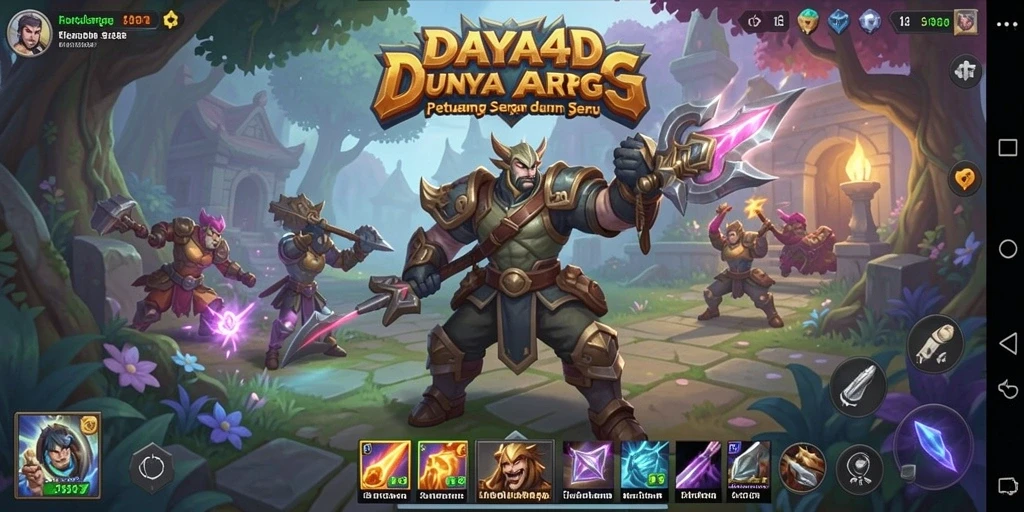 Tangkapan layar menunjukkan pertempuran seru dalam <strong>DAYA4D</strong>.