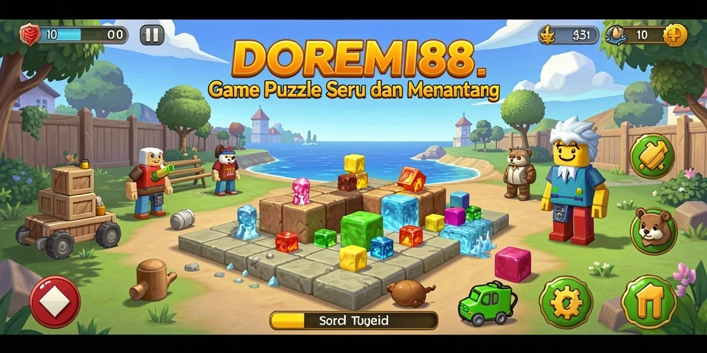 Tampilan gameplay DOREMI88 yang seru dan menantang.