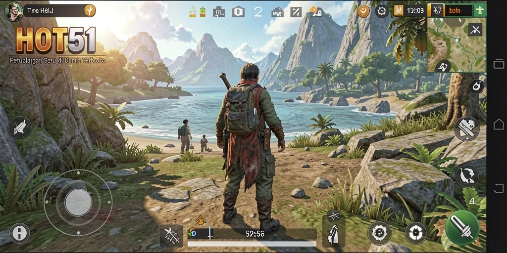 Screenshot HOT51 menampilkan gameplay Open World yang memukau.