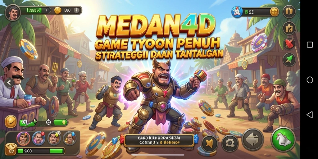 Gameplay Tycoon yang menantang dan strategis di MEDAN4D.