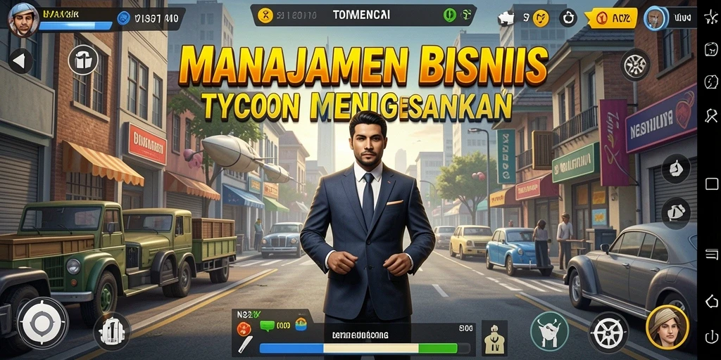 Tangkapan layar gameplay Tycoon N32 yang seru dan interaktif.