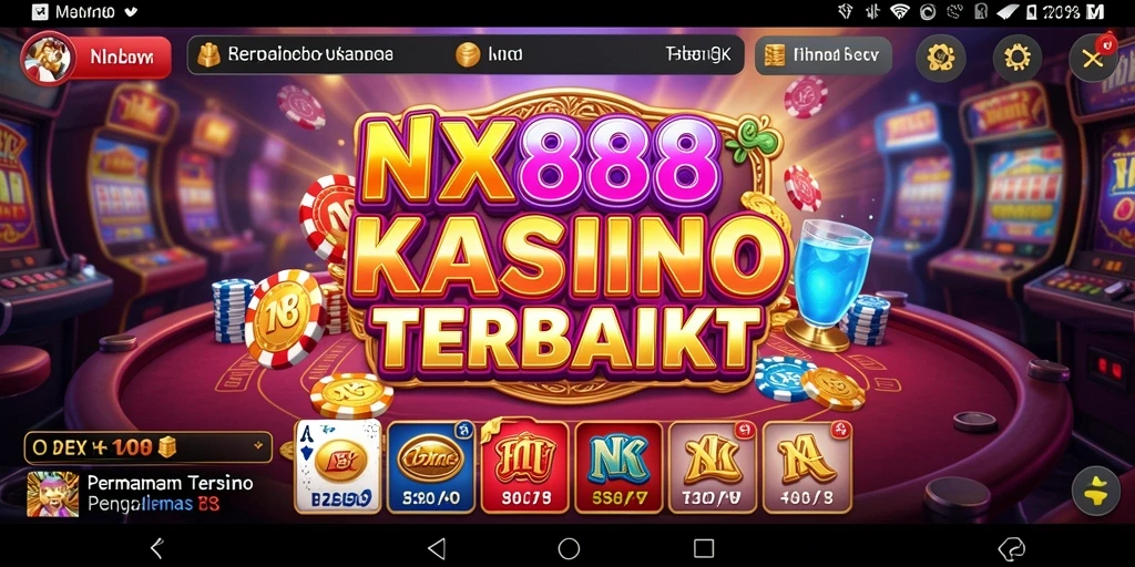 Tampilan utama <strong>NX888</strong> yang menampilkan keseruan permainan Kasino.