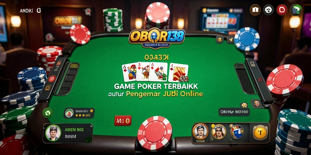 Tampilan gameplay OBOR138 yang memukau dalam permainan Poker.