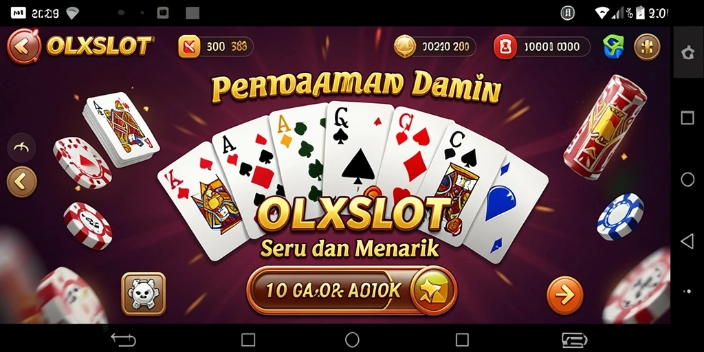Tampilan gameplay menarik OLXSLOT yang seru dan interaktif.