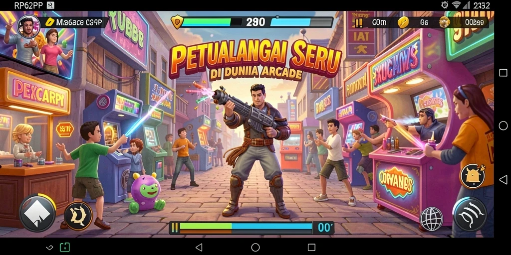 Tampilan gameplay RP62RP yang seru dan penuh tantangan.
