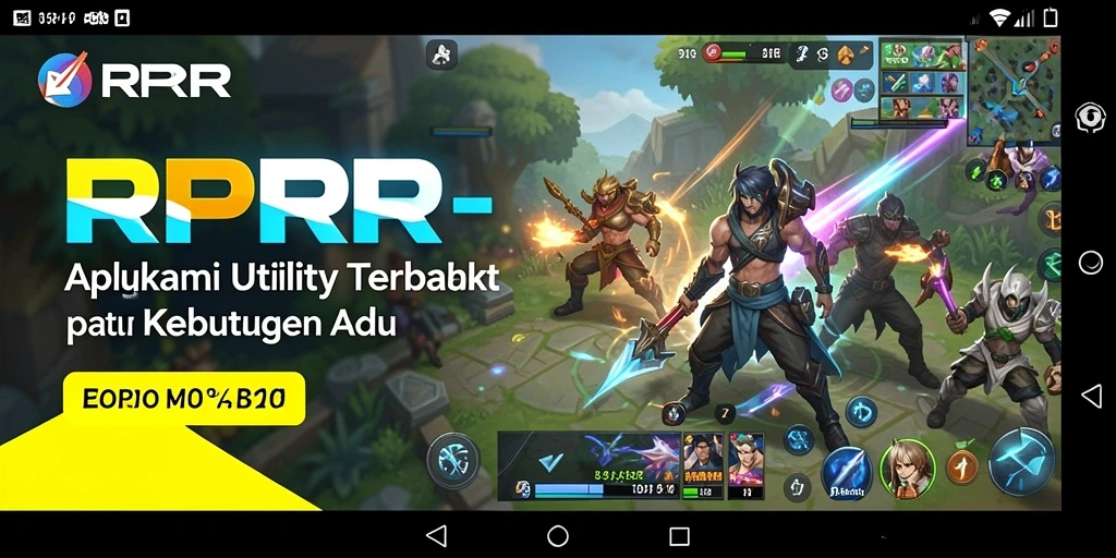 Tampilan UI RPRR yang intuitif dan modern