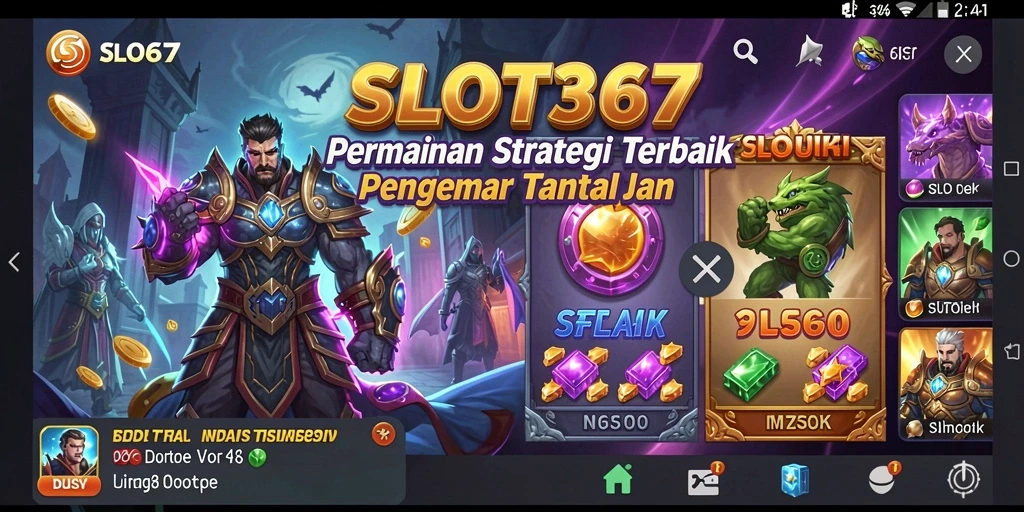 Screenshot gameplay yang menunjukkan aksi strategis dalam SLOT367.