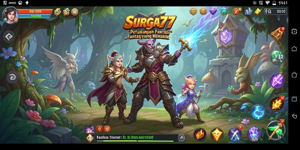 Tampilan gameplay SURGA77 yang menarik dan penuh tantangan.