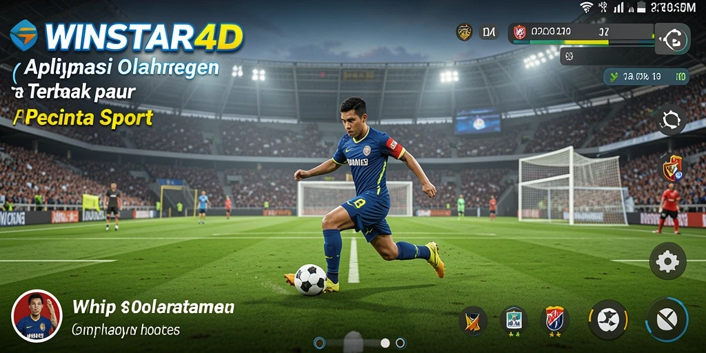 Tangkapan layar dari gameplay olahraga yang menarik di WINSTAR4D.